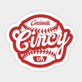 Cincy Baseball Sticker